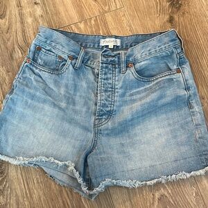 MADEWELL The Perfect Jean Short Sz 29